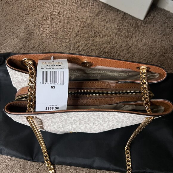 Michael Kors Jet Set Medium Chain Messenger - Picture 5 of 6